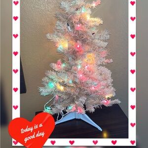 Pre lit Saratoga tree 50 multi color pre attached lights